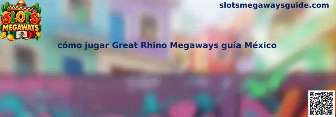 Imagen ilustrativa de Great Rhino Megaways para comprender sus rodillos, símbolos y mecánica de juego